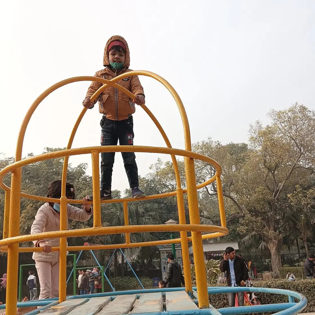 Colourful children's play park